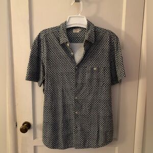 Faherty Geometric Shirt, Mens